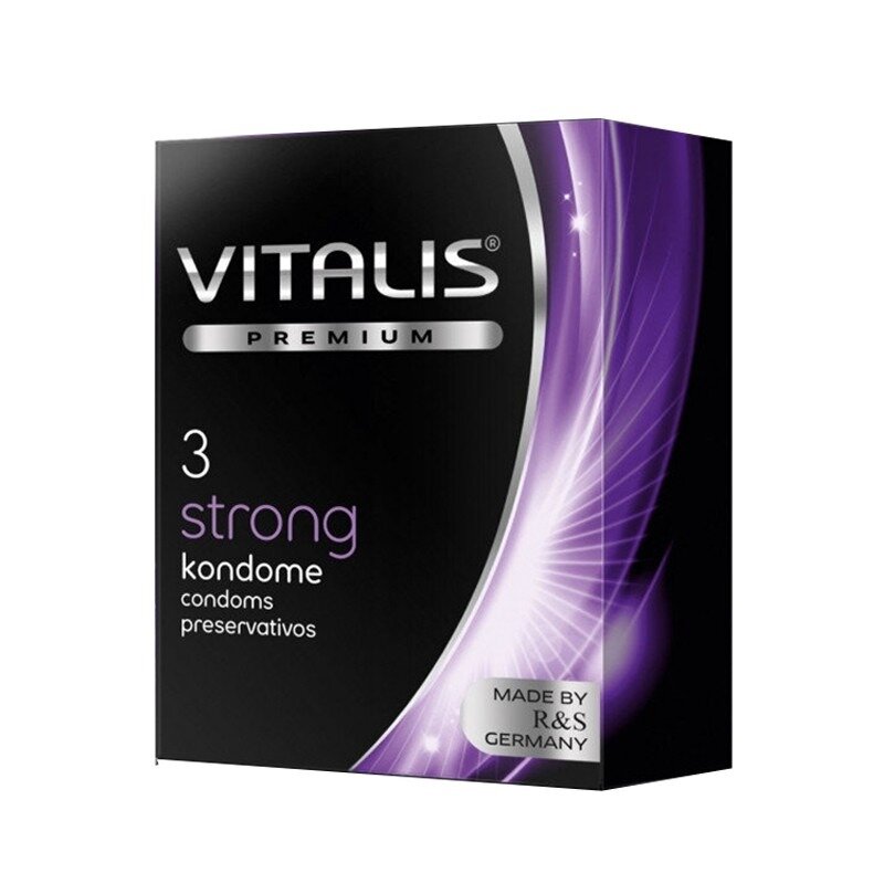 Презервативы Vitalis Strong сверхпрочные 3 шт.
