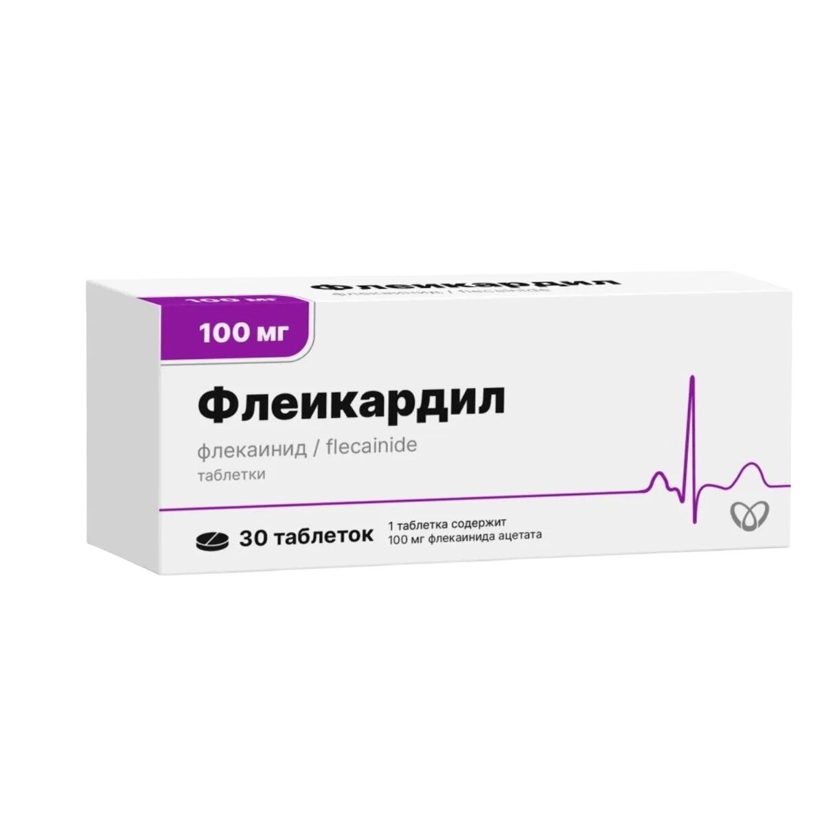 Флеикардил таблетки 100 мг 30 шт.