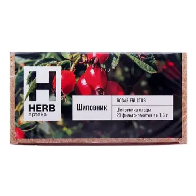 Шиповника плоды Herbes фильтр-пакеты 1,5 г 20 шт.