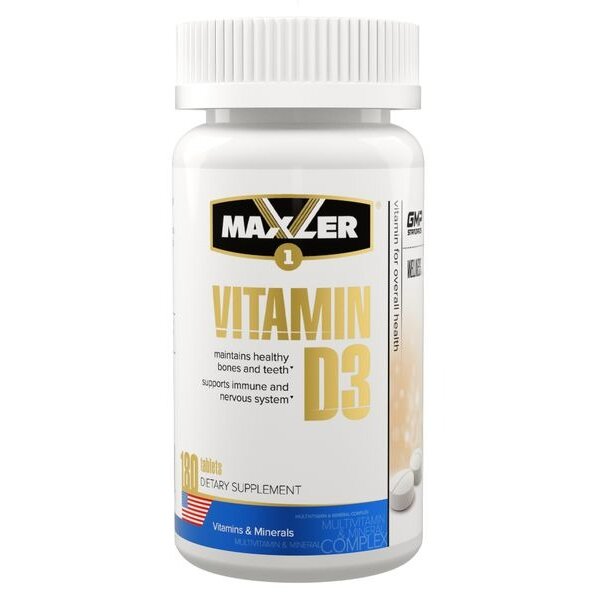 Витамин Д3 Maxler таблетки 400 мг 180 шт.