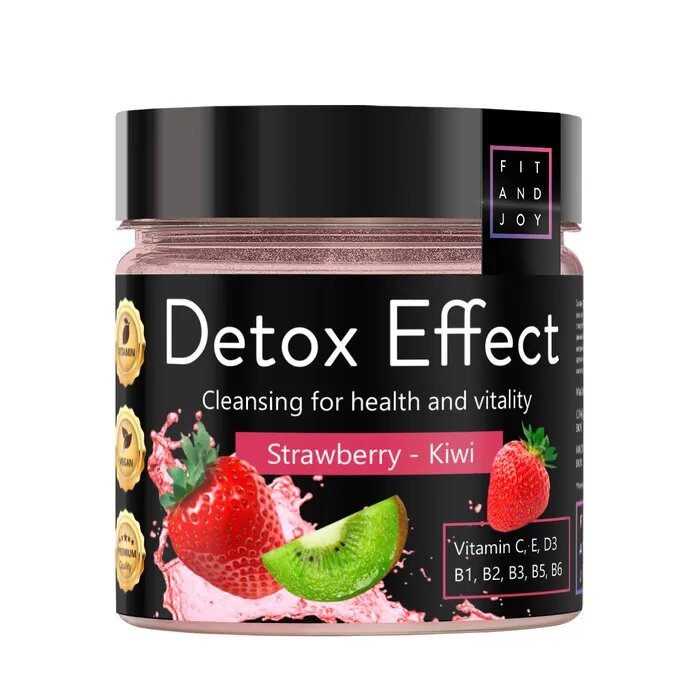 Напиток FIT AND JOY Детокс Effect клубника/киви 80 г