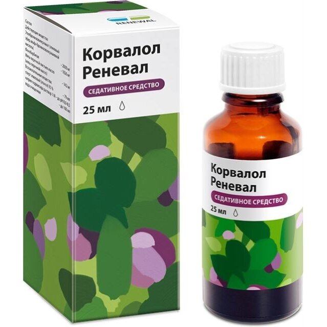 Корвалол капли для приема внутрь 25 мл