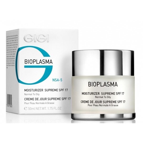 Крем для лица ДжиДжи (Gigi) Moist Supreme увлажняющий для нормальной и жирной кожи SPF17 50 мл