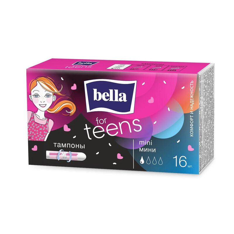 Тампоны гигиенические Bella For Teens Mini 16 шт.