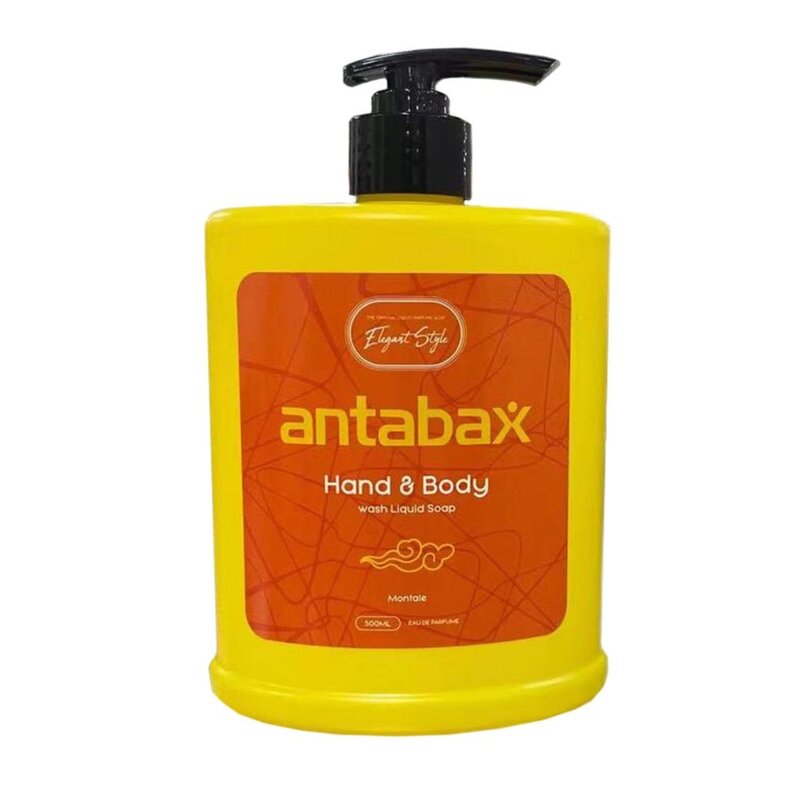 Мыло-гель парфюмированное для рук и тела Antabax желтая бутылка 500 мл