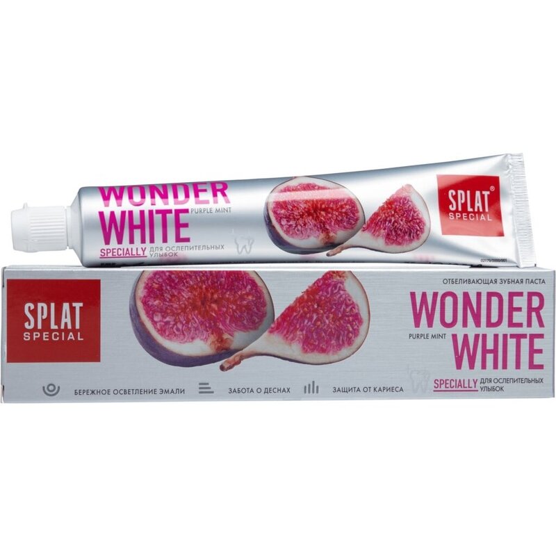 Splat special паста зубная 75мл wonderwhite