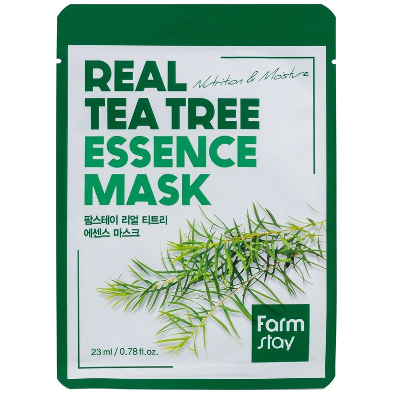 Farmstay маска тканевая для лица 23мл с экстрактом чайного дерева