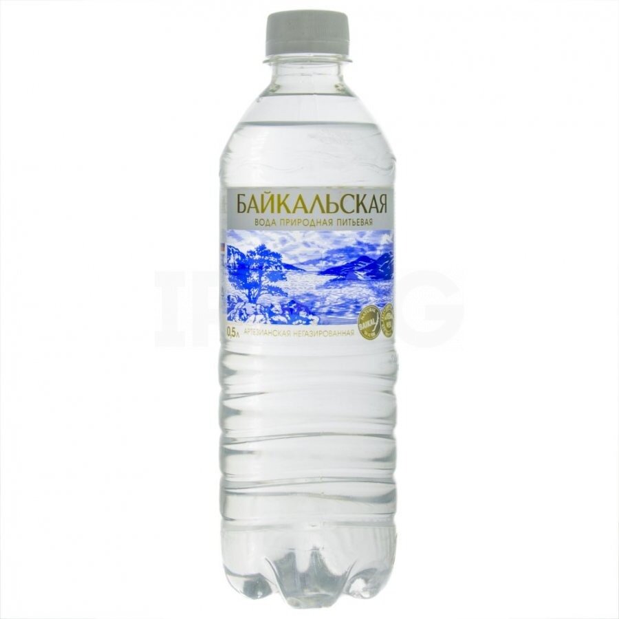 Вода негазированная питьевая Байкальская 0,5 л