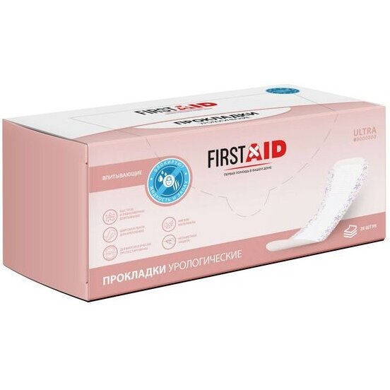 Прокладки урологические Ферстэйд (First Aid) Ultra для женщин 28 шт.