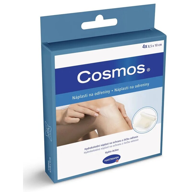 Пластырь на ссадины заживляющий Hartmann Cosmos Hydro-Active 4 шт.