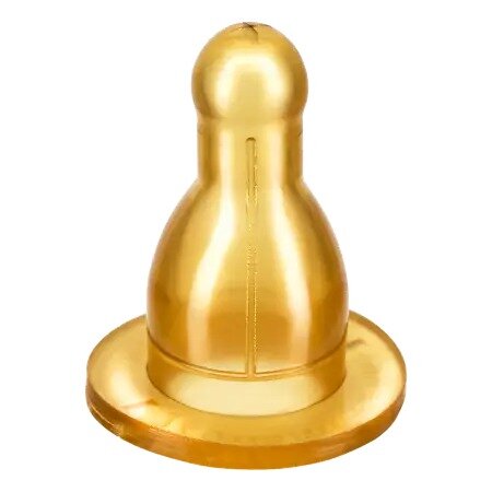 Соска латексная Курносики арт.12133 большого размера с Х-образным отверстием для каш 1 шт.