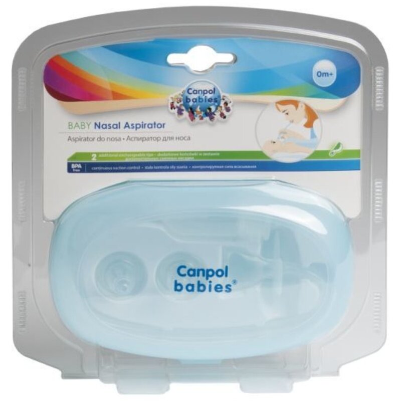 Аспиратор Canpol babies назальный + 2 сменных насадки