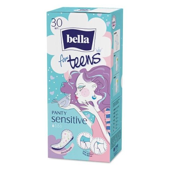 Прокладки Bella Panty for teens sensitive ежедневные 30 шт.