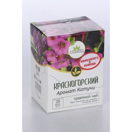 Чайный напиток Красногорский Аромат Катуни зизифора/курильский чай/бадан фильтр-пакеты 1,5 г 20 шт.