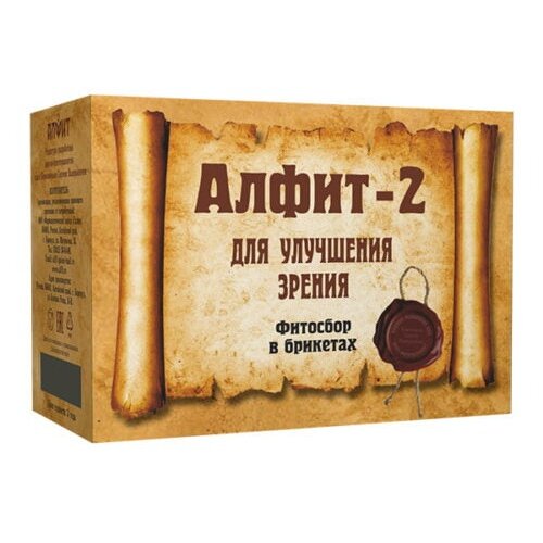Сбор Алфит-2 для улучшения зрения брикеты 2 г 60 шт.