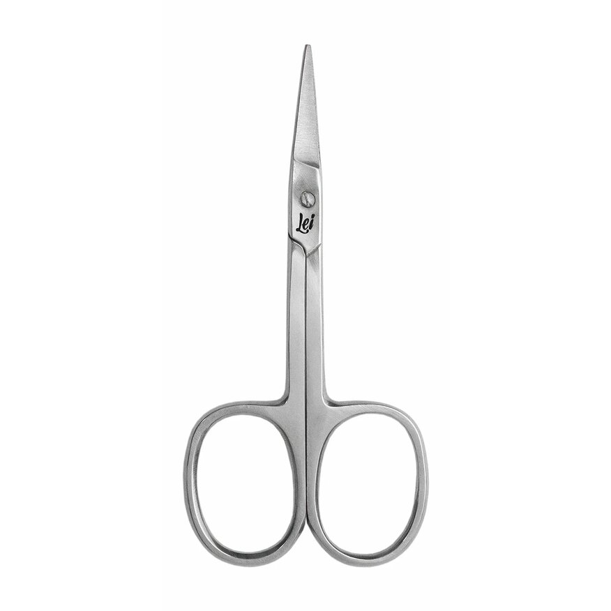 Ножницы Lei маникюрные 113 для ногтей прямые, матовые, заточенные