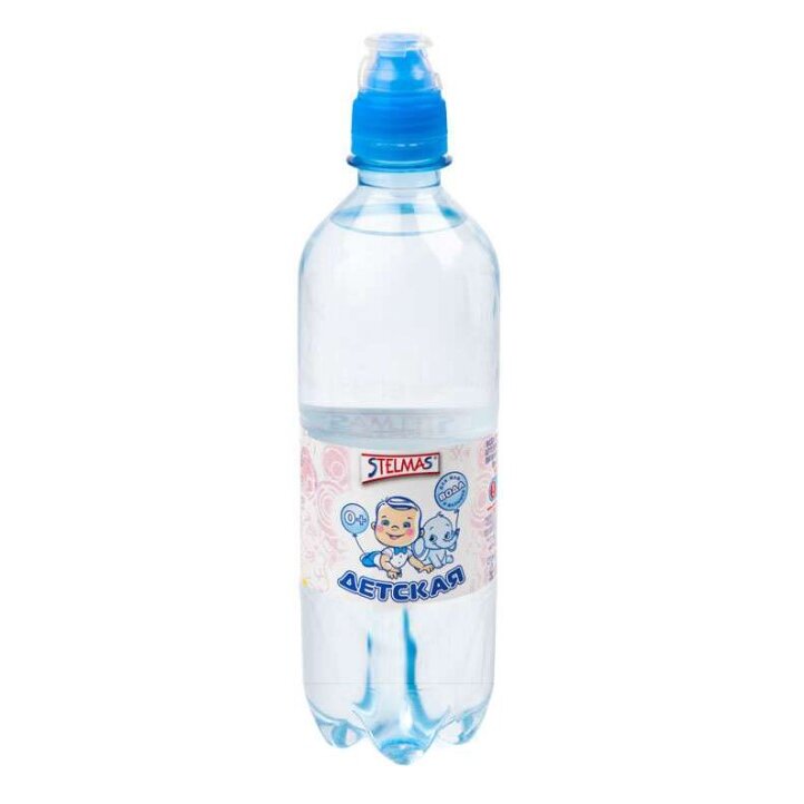 Вода питьевая детская Стэлмас негазированная спорт 0,6 л