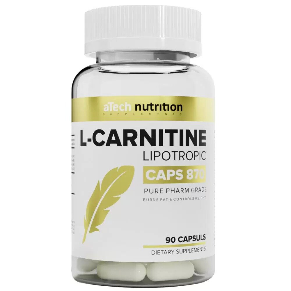 L-карнитин aTech nutrition липотропик капсулы 90 шт.