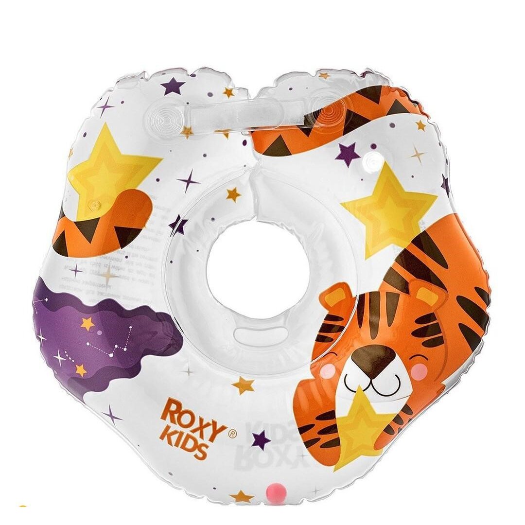 Круг на шею для купания малышей Рокси Кидс (Roxy-Kids) tiger star rn-009 0218