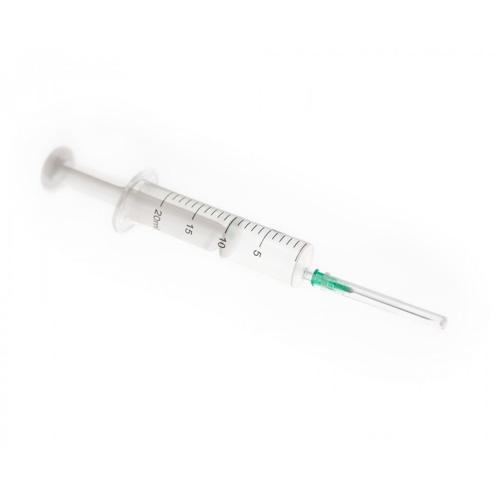 Шприц Бобени двухкомпонентный 20 мл 21G 0,8х40 мм 1 шт.