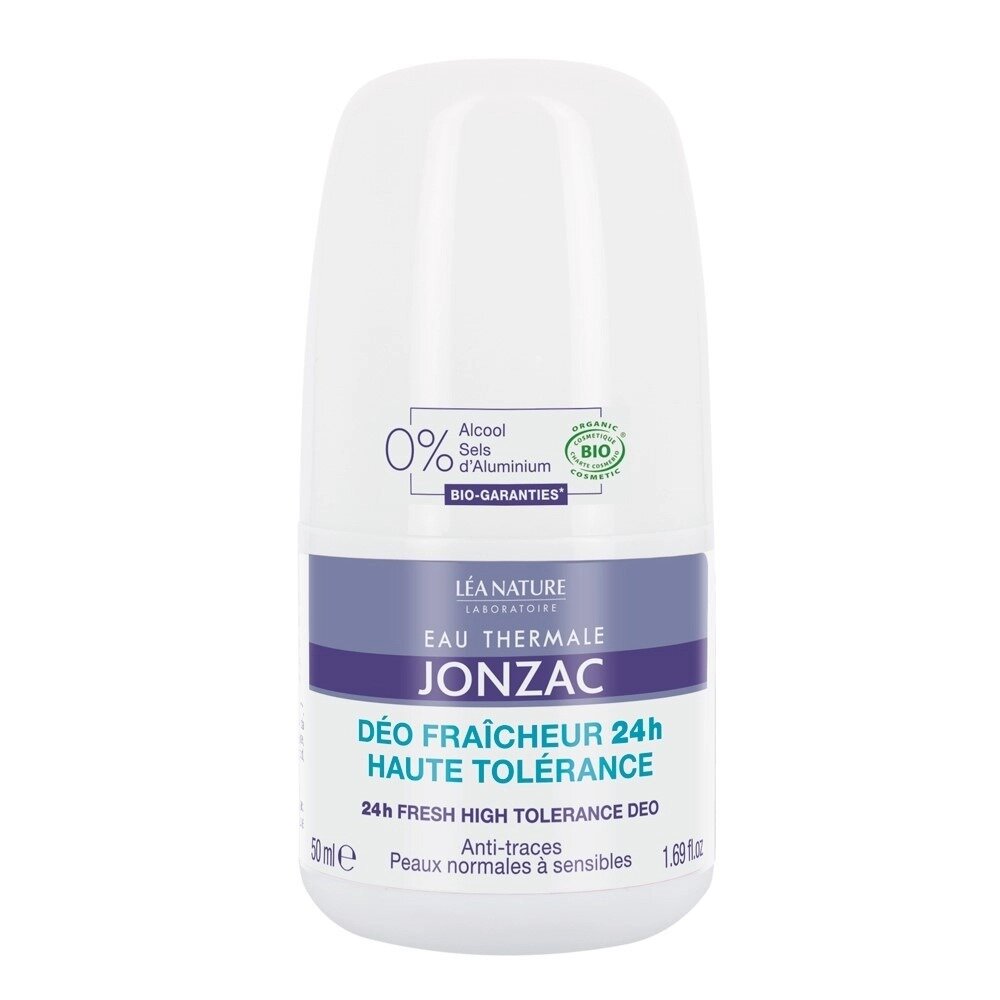 Дезодорант освежающий Jonzac Eau thermale 24h для чувствительной кожи ролик 50 мл