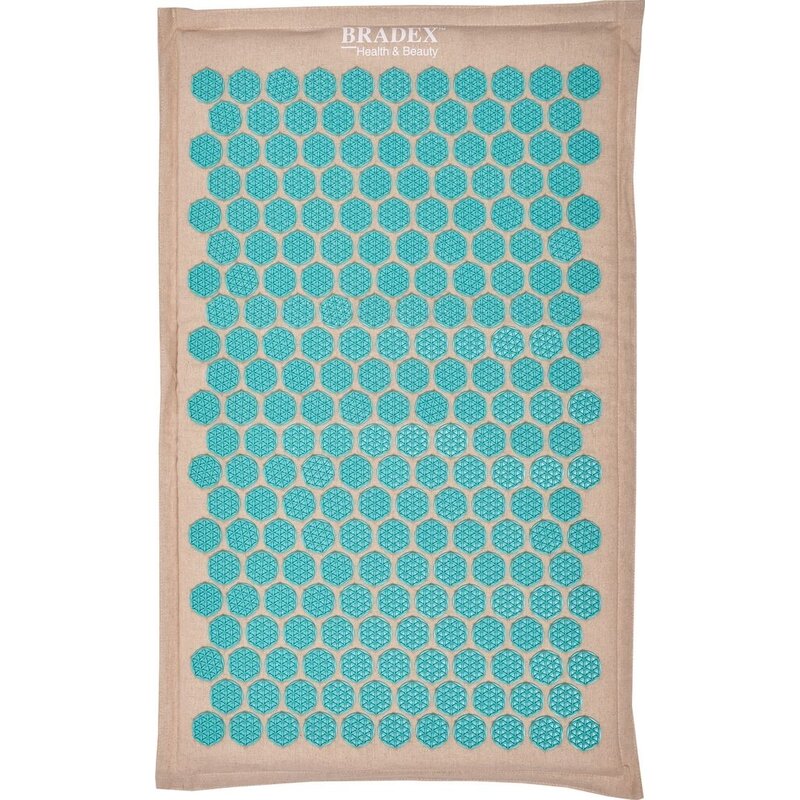 Коврик акупунктурный Bradex KZ 0671 Нирвана 40,5 х 35 см бирюзовый
