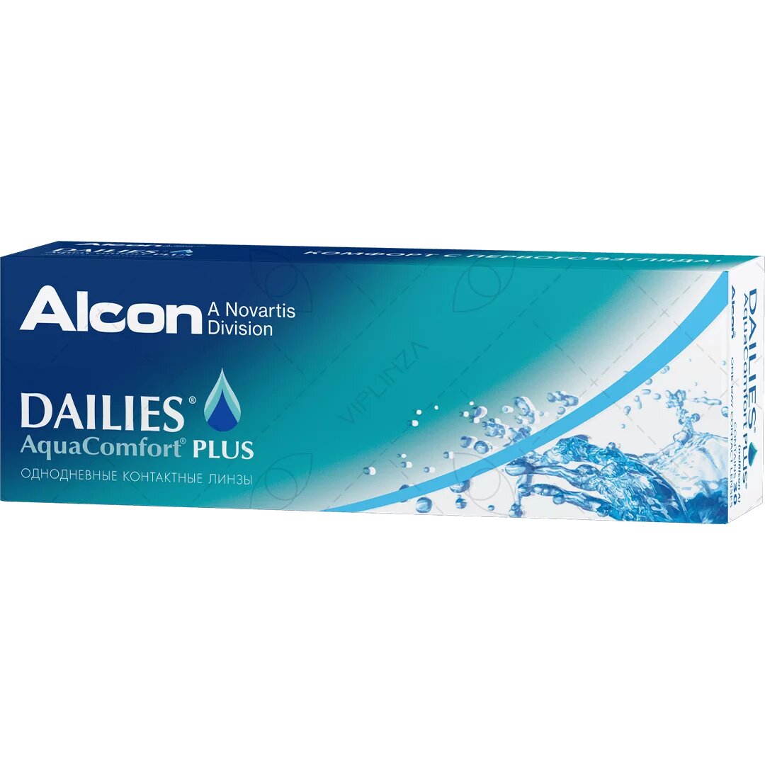 Линза контактная Dailies AquaComfort Plus BC=8,7 -7,50 30 шт.