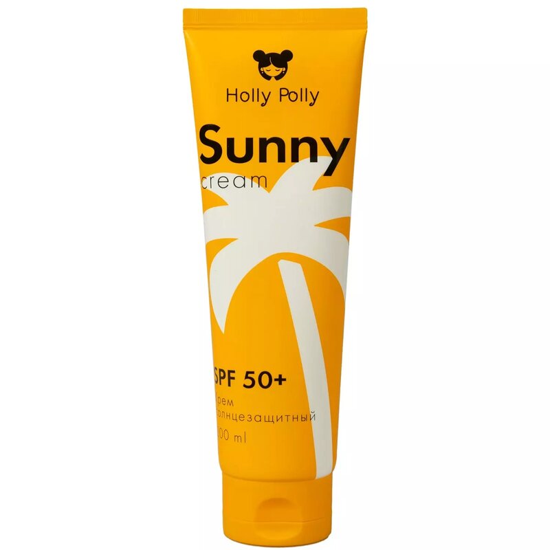 Крем солнцезащитный для лица и тела Holly polly sunny spf 50+ 200 мл