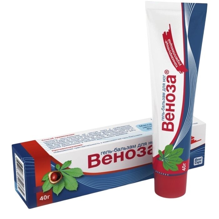 Веноза гель-бальзам для ног тонизирующе-укрепляющий 40 г