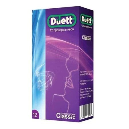Презервативы Дуэтт (Duett) классические 12 шт.