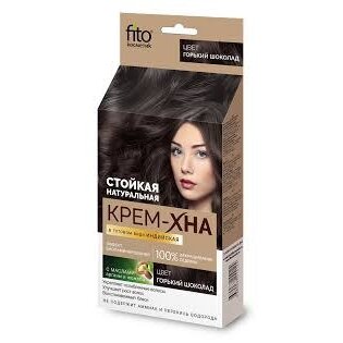 Крем-хна индийская в готовом виде Фитокосметик горький шоколад 50 мл