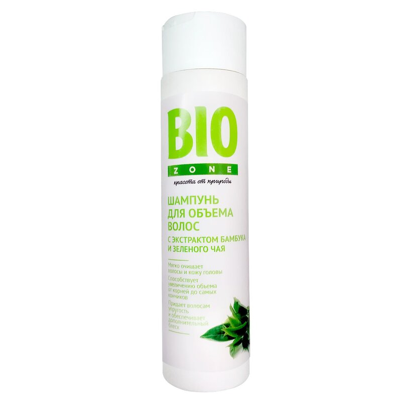 Шампунь для объема волос с экстрактом бамбука и зеленого чая BioZone/Биозон 250 мл