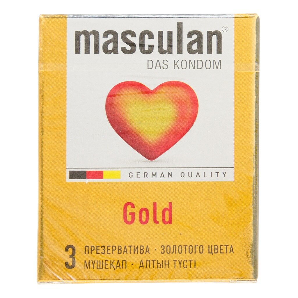 Презервативы Masculan Ultra Gold ультра утонченный латекс 3 шт.