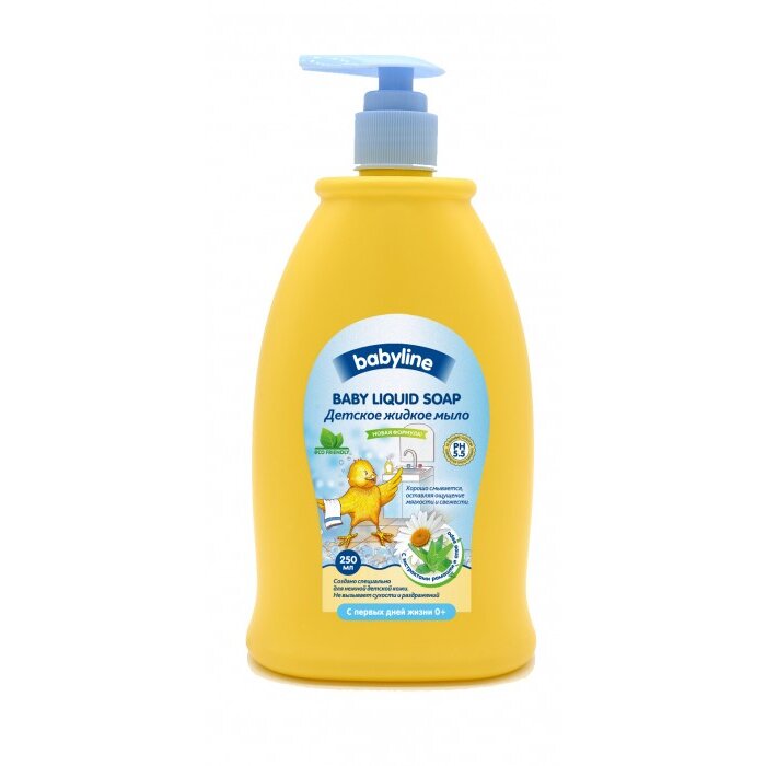 Мыло жидкое детское Babyline nature 250 мл