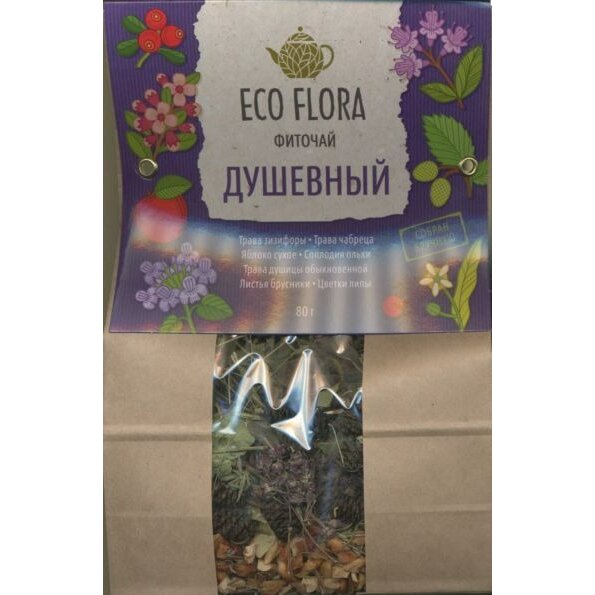 Травяной чай Эко Флора душевный 80 г