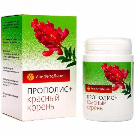 Апифитокомплекс+прополис/красный корень таблетки Апифитолиния 60 шт.