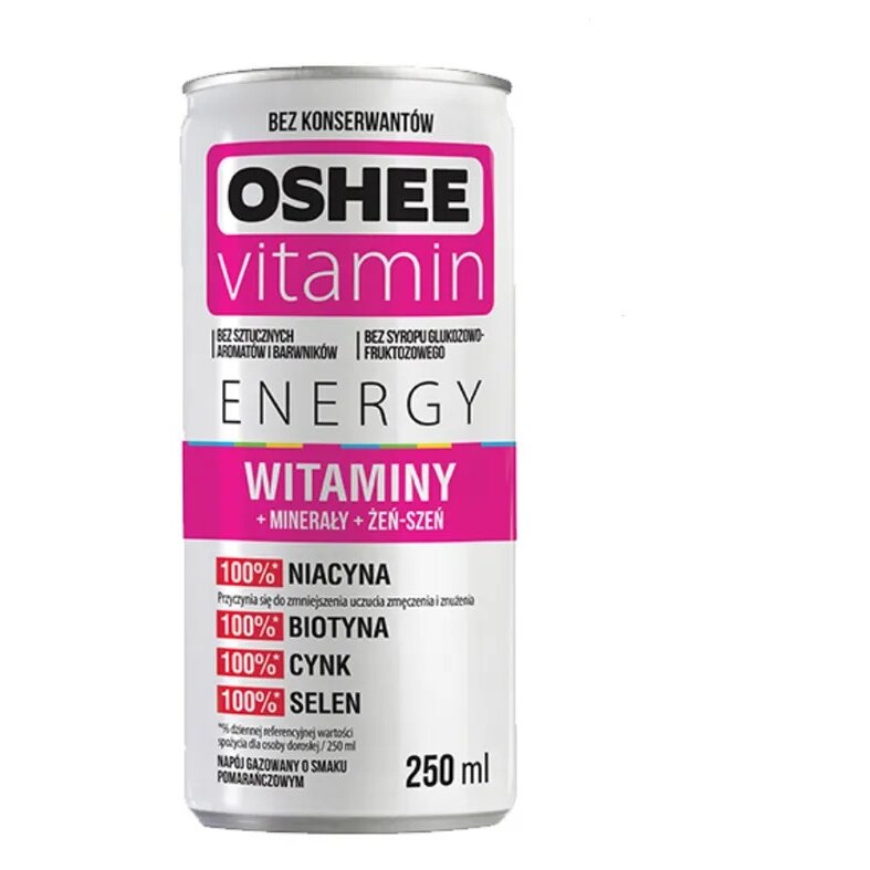 Напиток газированный Oshee Vitamins And Minerals Апельсин 250мл