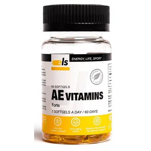 АЕ витамины ELS форте капсулы 350 мг 60 шт.