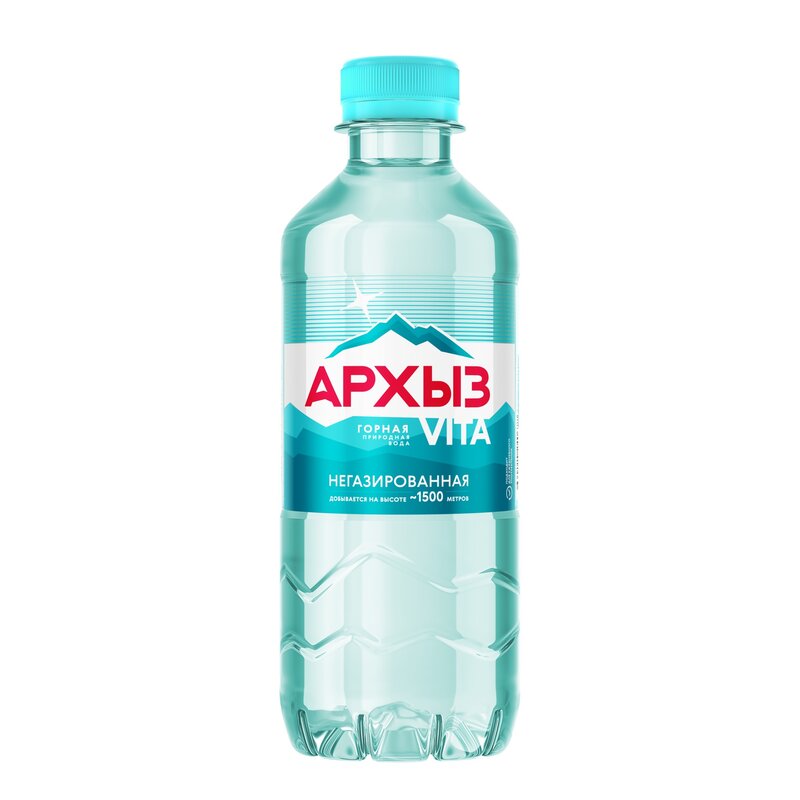 Вода Архыз Vita минеральная негазированная 0,33 л