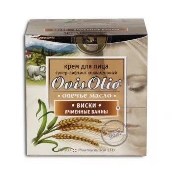 Крем-суперлифтинг для лица Ovis olio овечье масло виски/ячмееные ванны 50 г