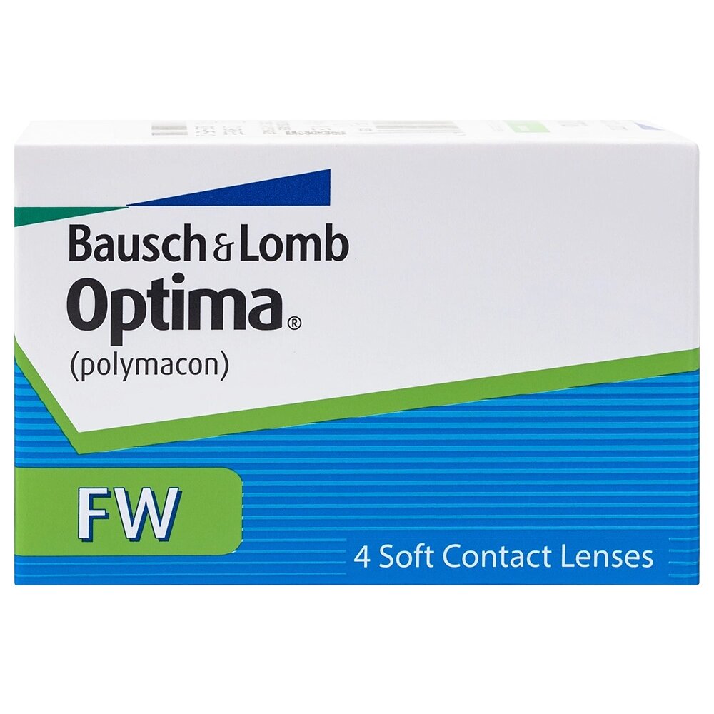 Контактные линзы Optima FW -4.50/8.7/14.0 квартальные 4 шт.
