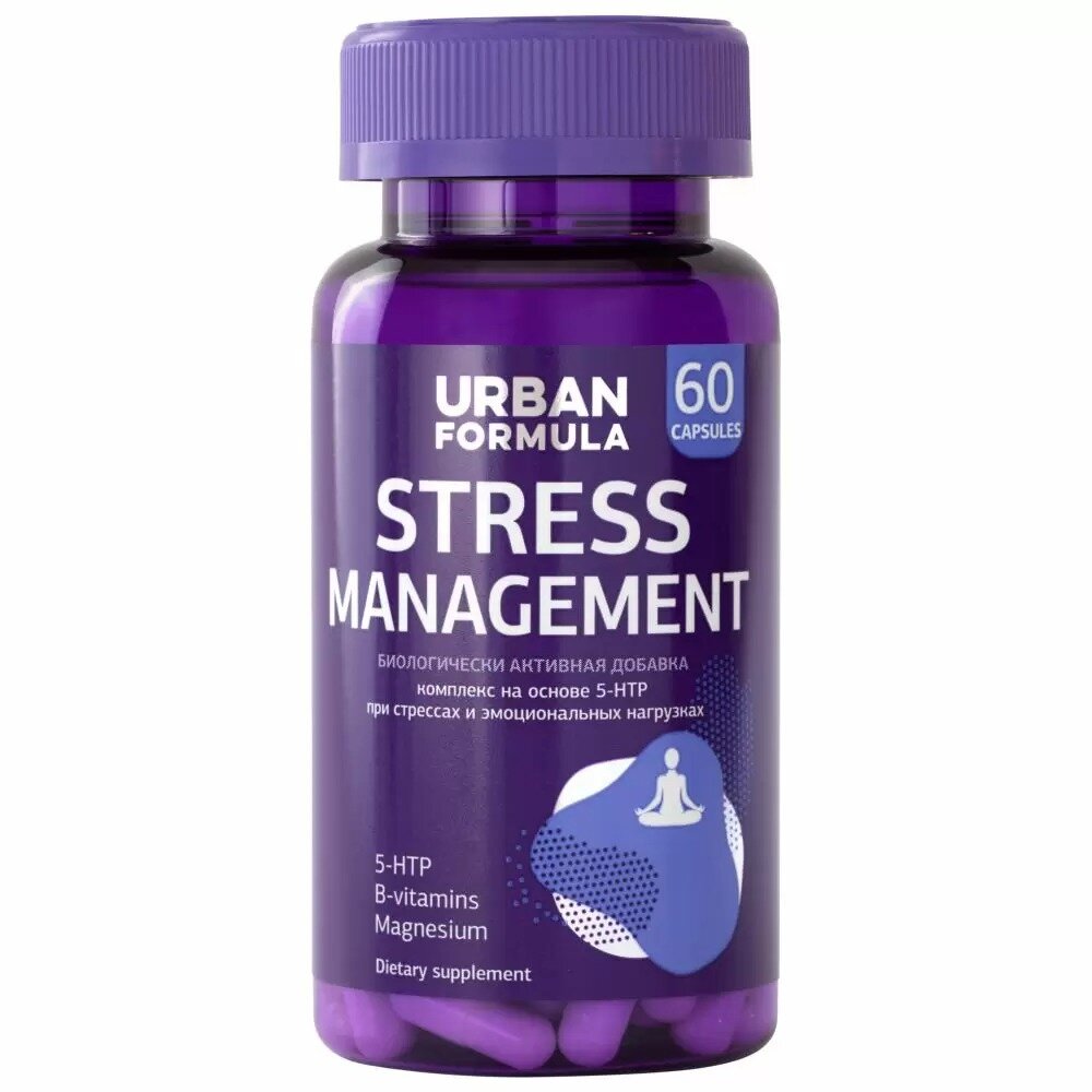 Капсулы Urban Formula Stress Management 60 шт.