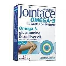 Джоинтэйс Омега-3 глюкозамин и масло печени трески капсулы 30 шт.