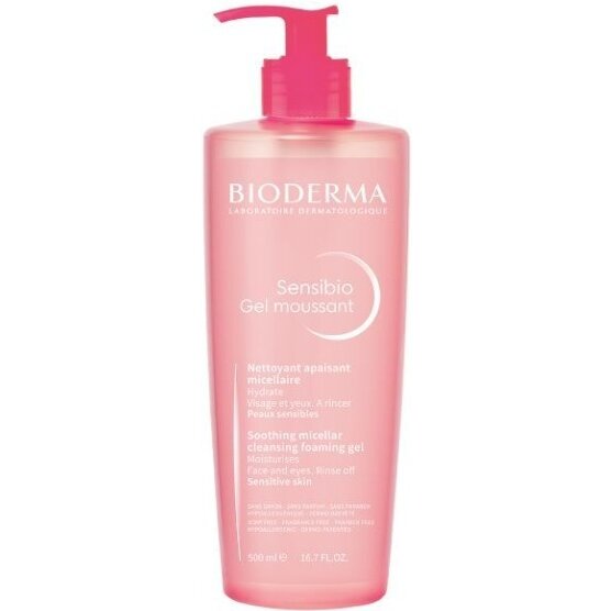 Гель-мусс Bioderma Sensibio очищающий 500 мл