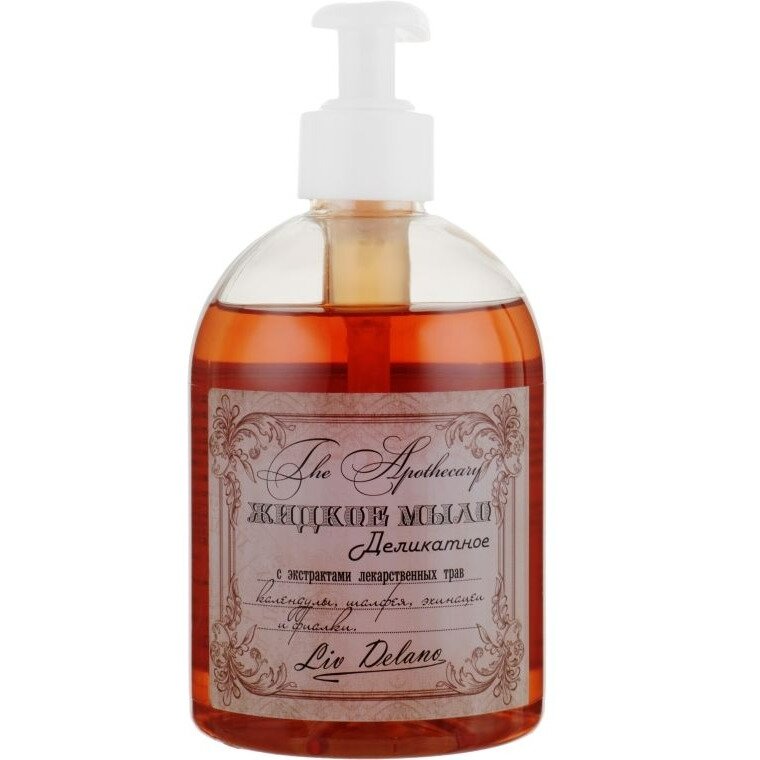 Мыло жидкое Liv Delano календула/шалфей/эхинацея/фиалка 480 г