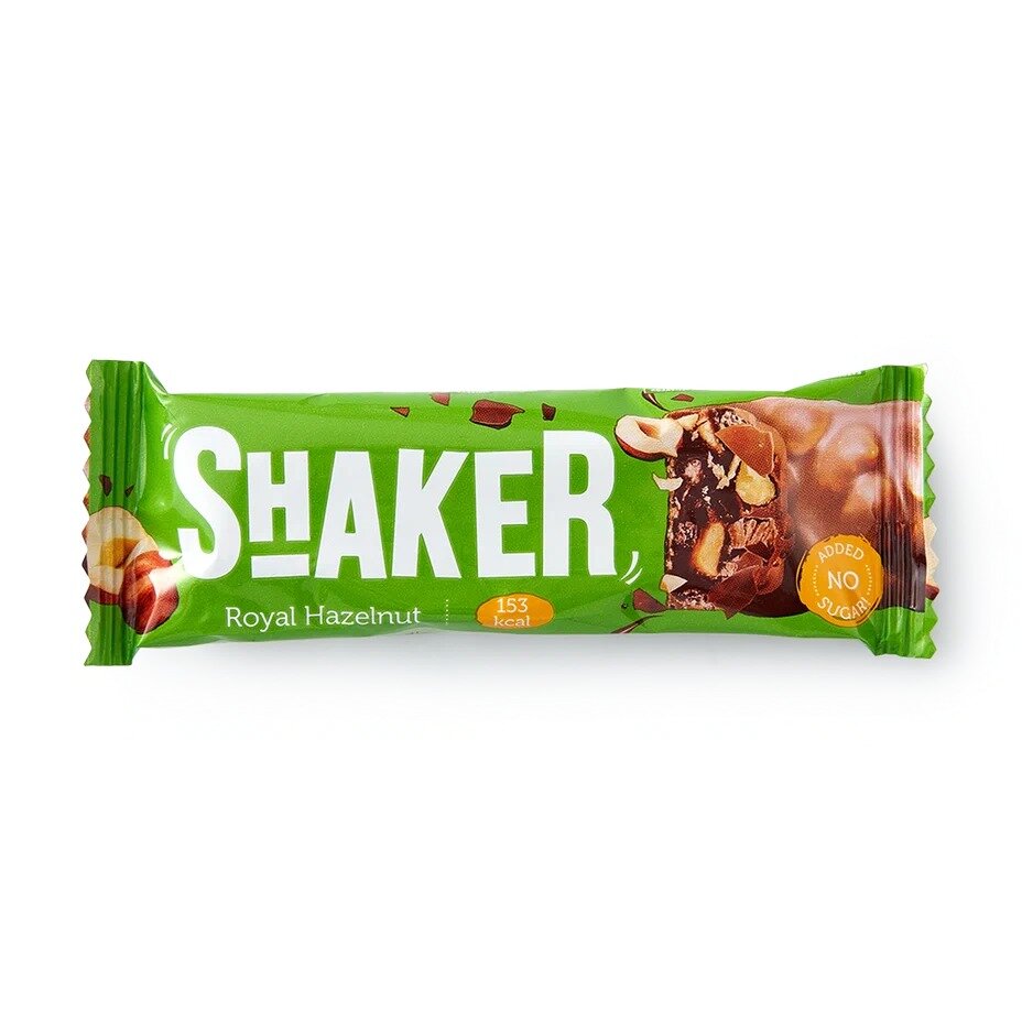 Батончик глазированный Shaker Фундук 35 г