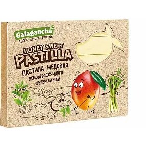 Pastilla пастила медовая лемонграсс/манго/зеленый чай 190 г