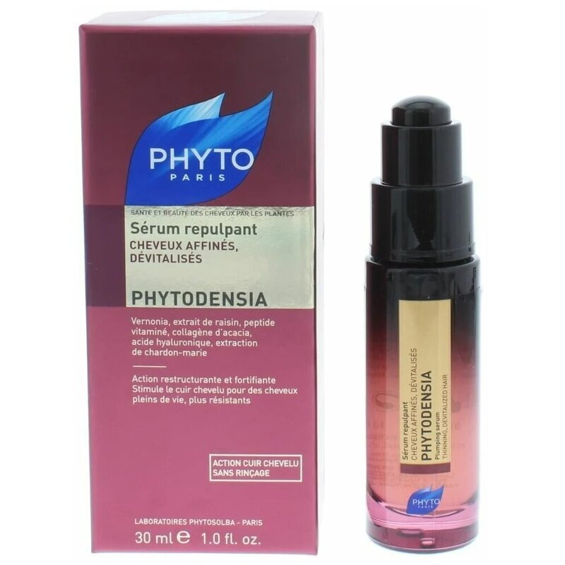 Сыворотка Phyto Phytodensia Фитосольба для уплотнения ослабленных волос 30 мл
