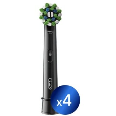 Насадка для зубной щетки Oral-B CrossAction EB50RBX 4 шт. черная