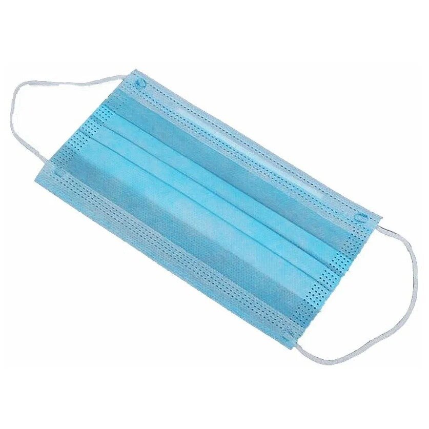 Маска лицевая гигиеническая на резинках 5 шт.